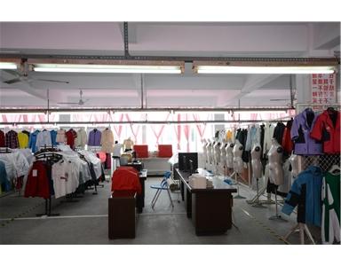 Clothing development room on campus